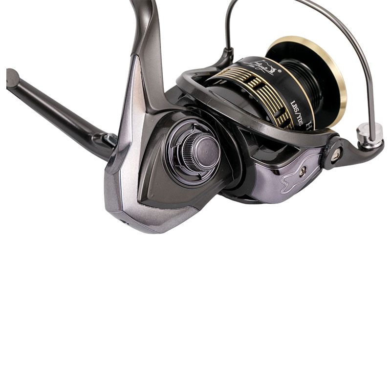 HQ1000-6000 Spool Logam 5+1BB Casting Umpan Air Masin Kekili Memancing Berputar