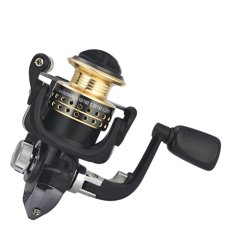 Kekili Mini Memancing Ais Umpan Logam 9+1BB