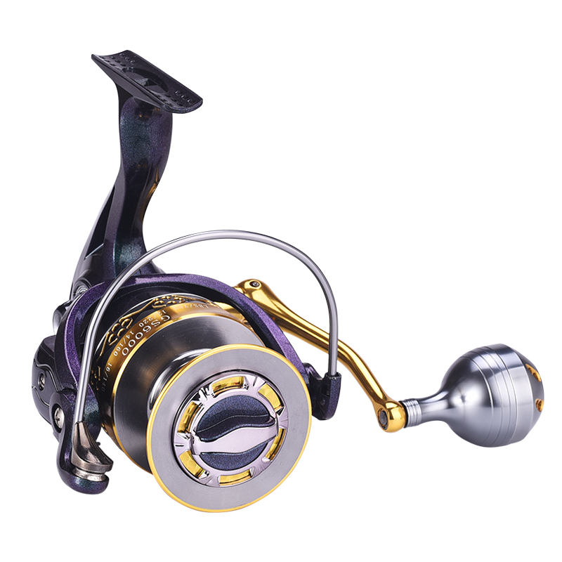 Pemegang Kuasa CNC Logam Metal Spinning Wheel Trolling Fishing Reels